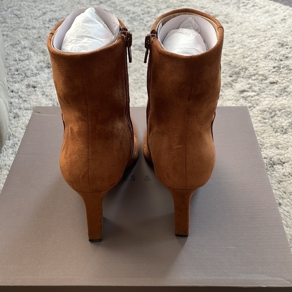 Charles & Keith Camel Suede Ankle Boots - Picture 4 of 8